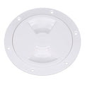 4" INSPECTION DK PLATE-WH