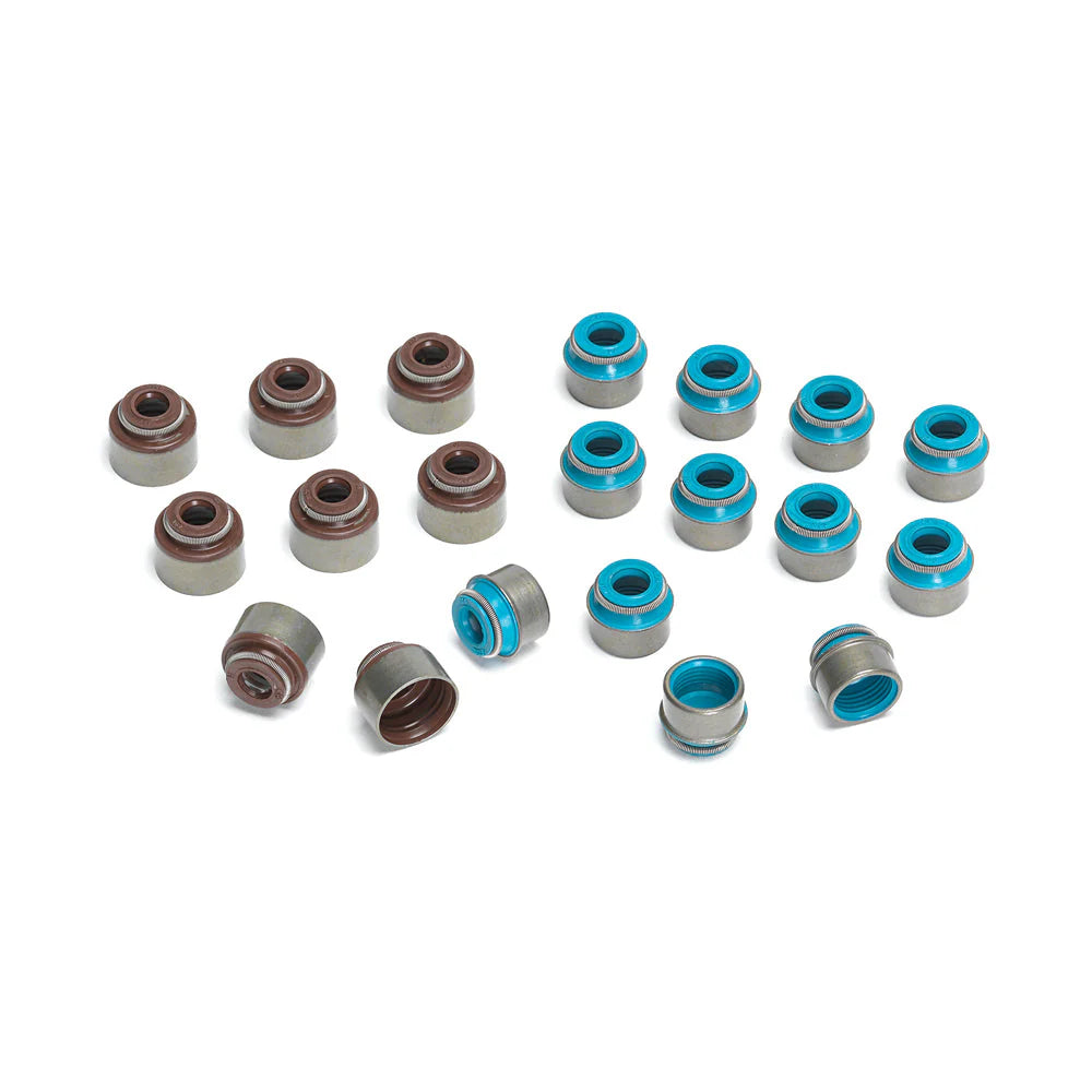 Supertech Honda 5.5mm Viton Exhaust Valve Stem Seal - Set of 8
