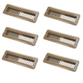 2IN X 10IN FLOOR REGISTER UNDAMPERED METAL BROWN