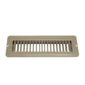 2IN X 10IN FLOOR REGISTER UNDAMPERED METAL BROWN