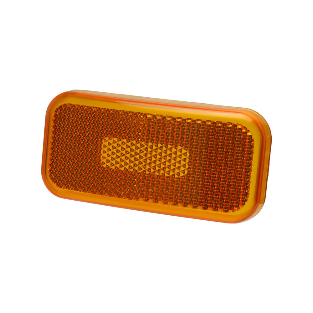 CLEARANCE LIGHT REPLACEMENT LENS RECTANGULAR W/ROUNDED CORNERS RED