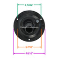 GRAVITY WATER INLET BLACK BULK