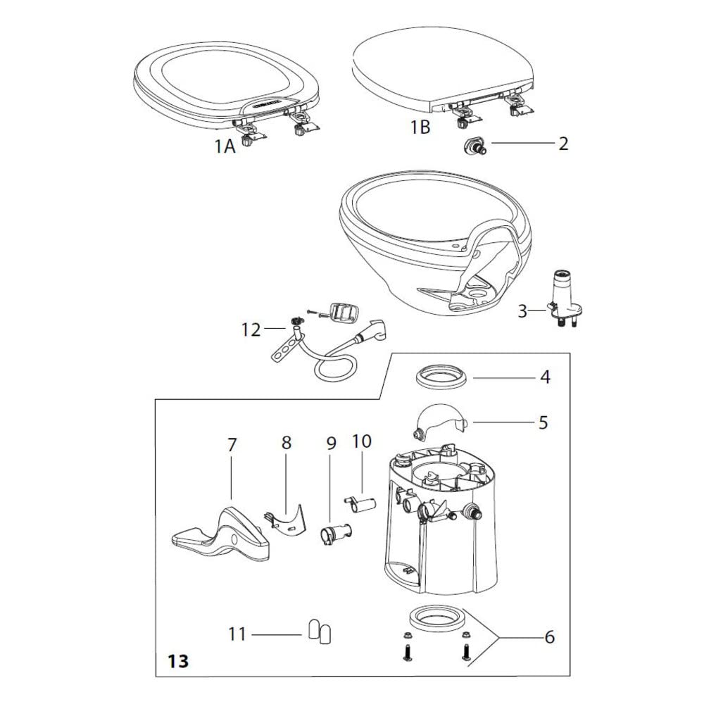 KIT, BOLT CAP BONE STYLE