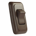 SINGLE ROCKER SWITCH ASSEMBLY W/BEZEL BROWN