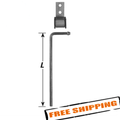 EXHAUST HANGER SWINGER 1/2IN ROD 10IN 90 DEGREE UNIVERSAL