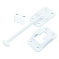 6IN TSTYLE DOOR HOLDER W/BUMPER POLAR WHITE