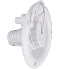 6IN TSTYLE DOOR HOLDER W/BUMPER POLAR WHITE
