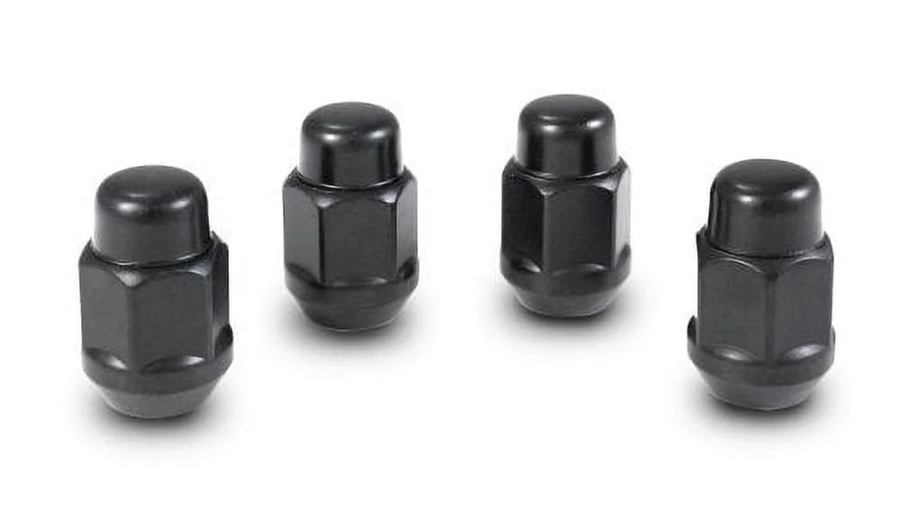 14MM X 1.50 ACORN BULGE BLACK CHROME (3/4IN HEX) LUG NUTS 4 BAGGED