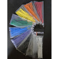 ASSORTED CABLE TIES, WHITE, 30 PK