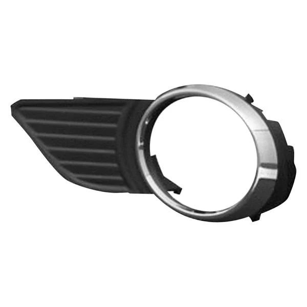 LH FRT BUMPER INSERT BASE|LE|XLE;FOG LAMP BEZEL;W/PARK SENSOR;W/FOG LAMPS;CHROME/BLK SIENNA 1117