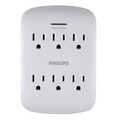 PHILIPS 6-OUTLET SURGE PROTECTOR 9