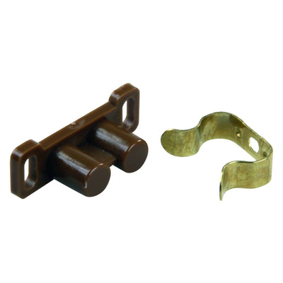 CABINET BARREL CATCH W/METAL CLIP (6 PK)