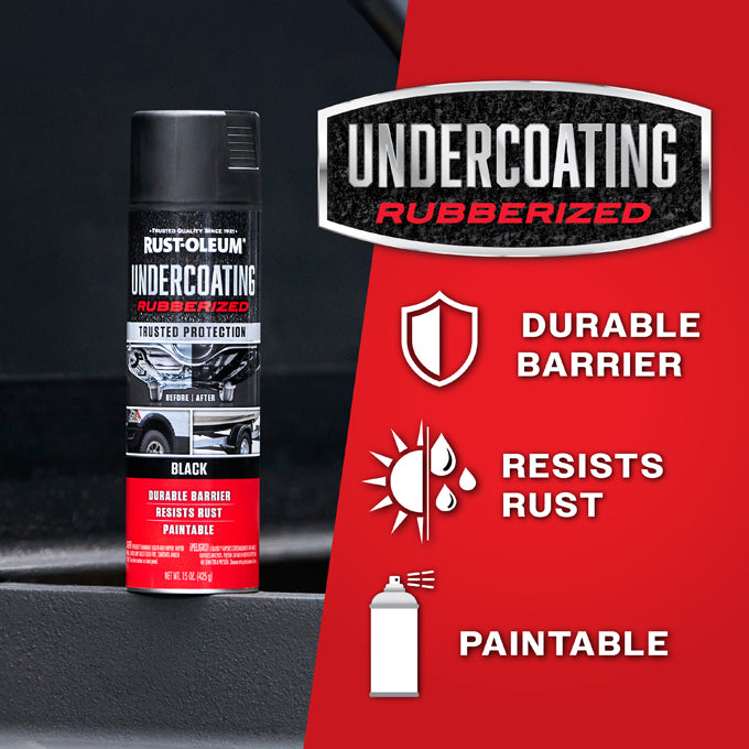 RUST-OLEUM black auto part