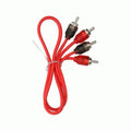 RCA V6 SERIES 2CHANNEL AUDIO CABLE 1.5 FT
