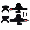 EVS Axis D-Rings Kit (2 Flush/2 Swivel/Hardware) - Black