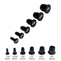 UPR Billet Vacuum Hose Plug 1/4 (6mm)-Black 5008-11