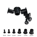 UPR Billet Vacuum Hose Plug 1/4 (6mm)-Black 5008-11
