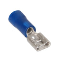 BLUE VINYL FEMALE QUICK DISCONNECT 16-14 GAUGE .205