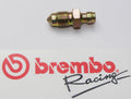 Brembo M10x1.0 29mm Zinc Racing Caliper Bleeder Screw - Silver