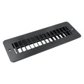 FLOOR REGISTER 2X10 NO DAMPER BLACK
