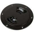 ABS DECK PLATE BLACK SMOOTH 5" QUAR