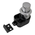 PUSH BUTTON RIM LATCH - CHROME PLAT