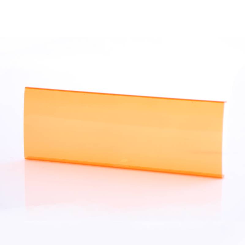 10IN AMBER LENS COVER FOR RUGGED LED BAR