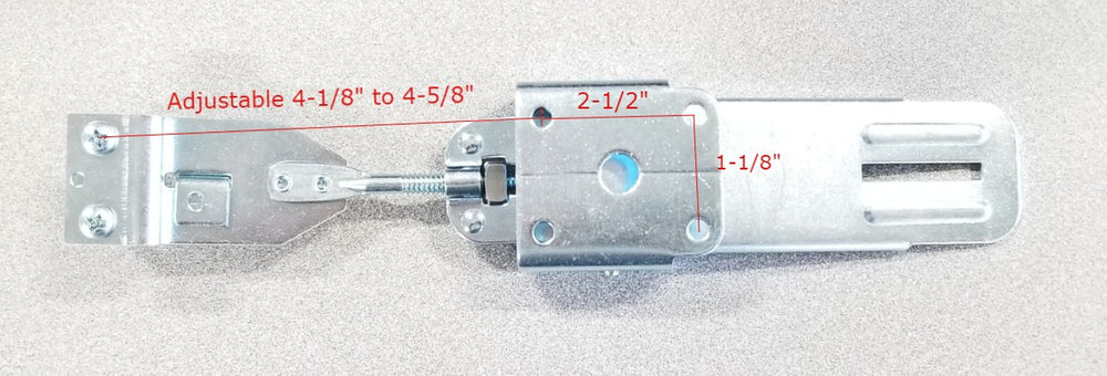 FOLD DOWN CAMPER LATCH & CATCH ZINC