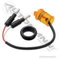 LED UNI-LIGHT;180 MALE PLG;GRMT;AMB