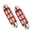 Oracle 44MM 6 LED 3-Chip Festoon Bulbs (Pair) - Amber