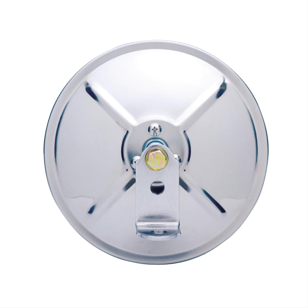6IN ROUND CONVEX STAINLESS STEEL