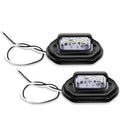 LED LICENSE LIGHT MINI;BLACK BASE;P