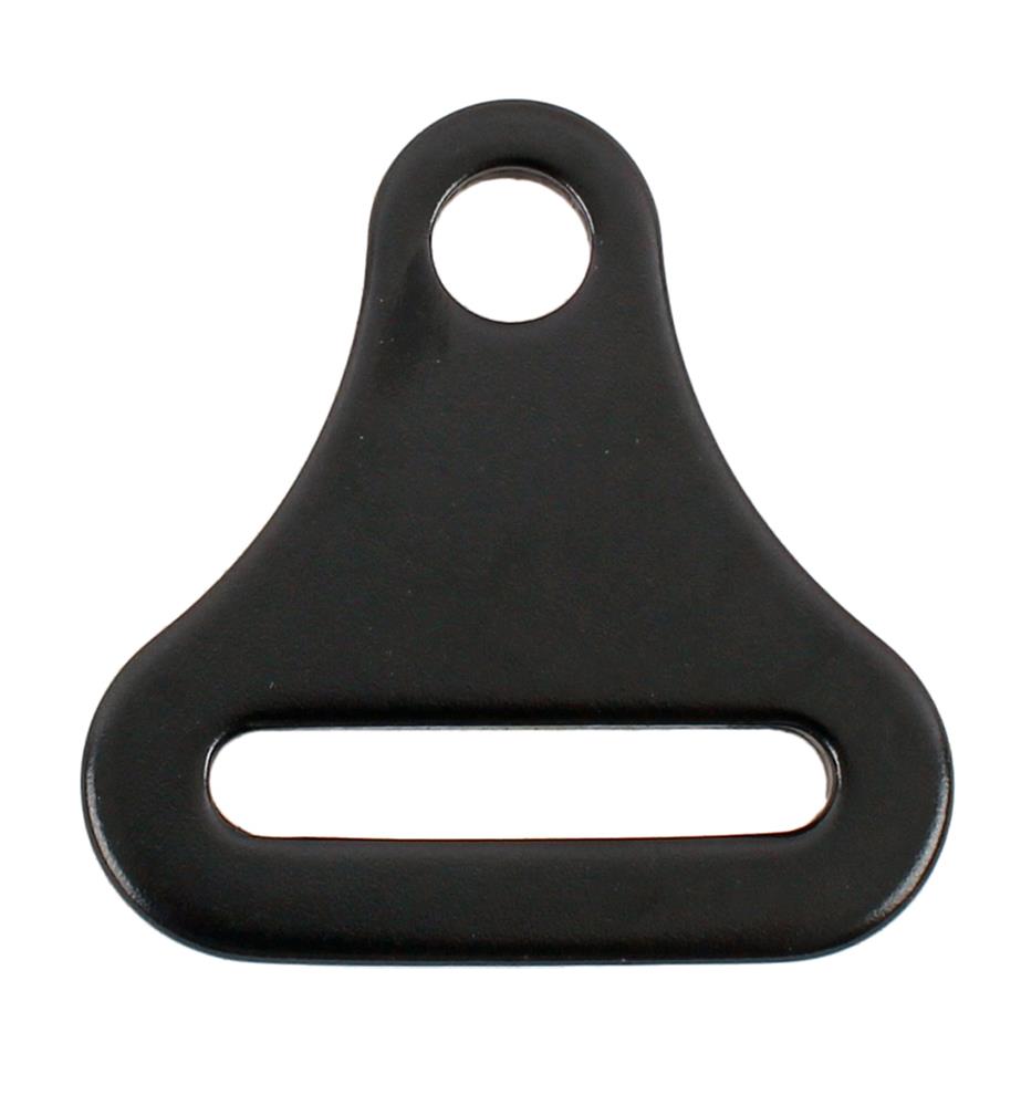 RaceQuip Long Reach Bolt On End Seat Belt Mounting Hardware / 2 or 3 In. Belts / Forged Steel- Blk