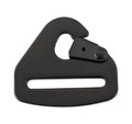RaceQuip Snap Hook End Seat Belt Mounting Hardware / Fits 2 In. Belts / Forged Steel - Black