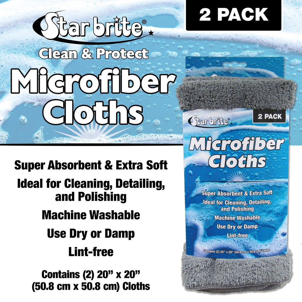 MICROFIBER CLOTHS (2PC)