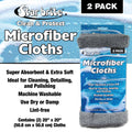 MICROFIBER CLOTHS (2PC)