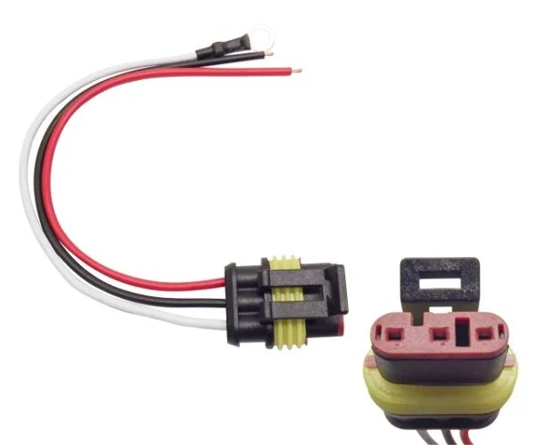 TRIPLE CONTACT CONNECTOR PLUG FOR 4IN & 6.5IN LAMPS STRAIGHT