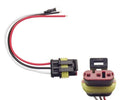 TRIPLE CONTACT CONNECTOR PLUG FOR 4IN & 6.5IN LAMPS STRAIGHT