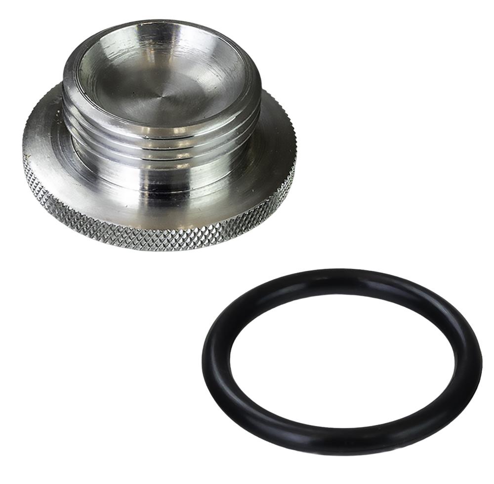 Moroso 1 1/4in-12 Thread Aluminum Knurled Filler Cap Kit