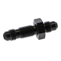 Fragola -4AN Straight Bulkhead - Black