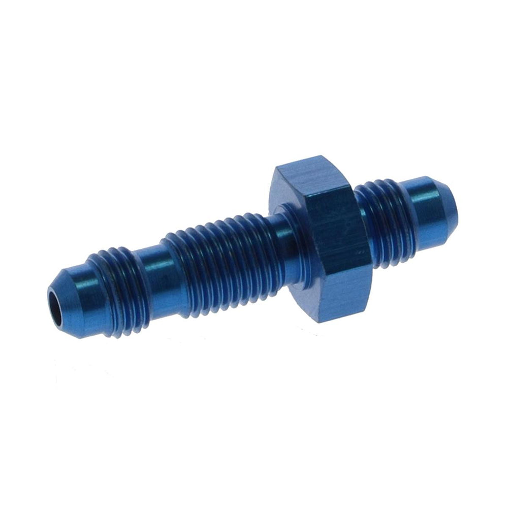 Fragola -4AN Straight Bulkhead - Blue
