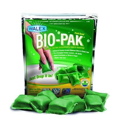 BIOPAK ALPINE FRESH IS A NATURAL ENZYME DEODORIZER AND WASTE DIGESTER