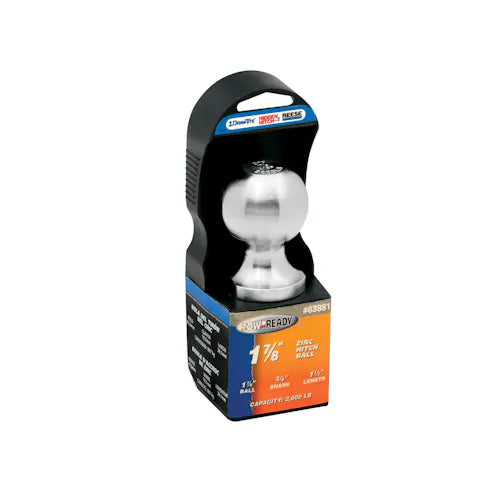 PACKAGED HITCH BALL, 1-7/8" X 3/4