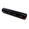 HPS Performance 1 ID 3 Long High Temp 4-ply Reinforced Silicone Straight Coupler Hose Black (25mm ID 76mm Length)
