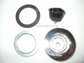 PLASTIC STRAINER W/THREADED BASKET WHITE