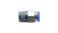 Vibrant Performance - 22666 - Male Straight Fitting, for 1/4 in. O.D. Tubing (1/16 in. NPT Thread)