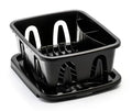 MINI DISH DRAINER & TRAY BLACK