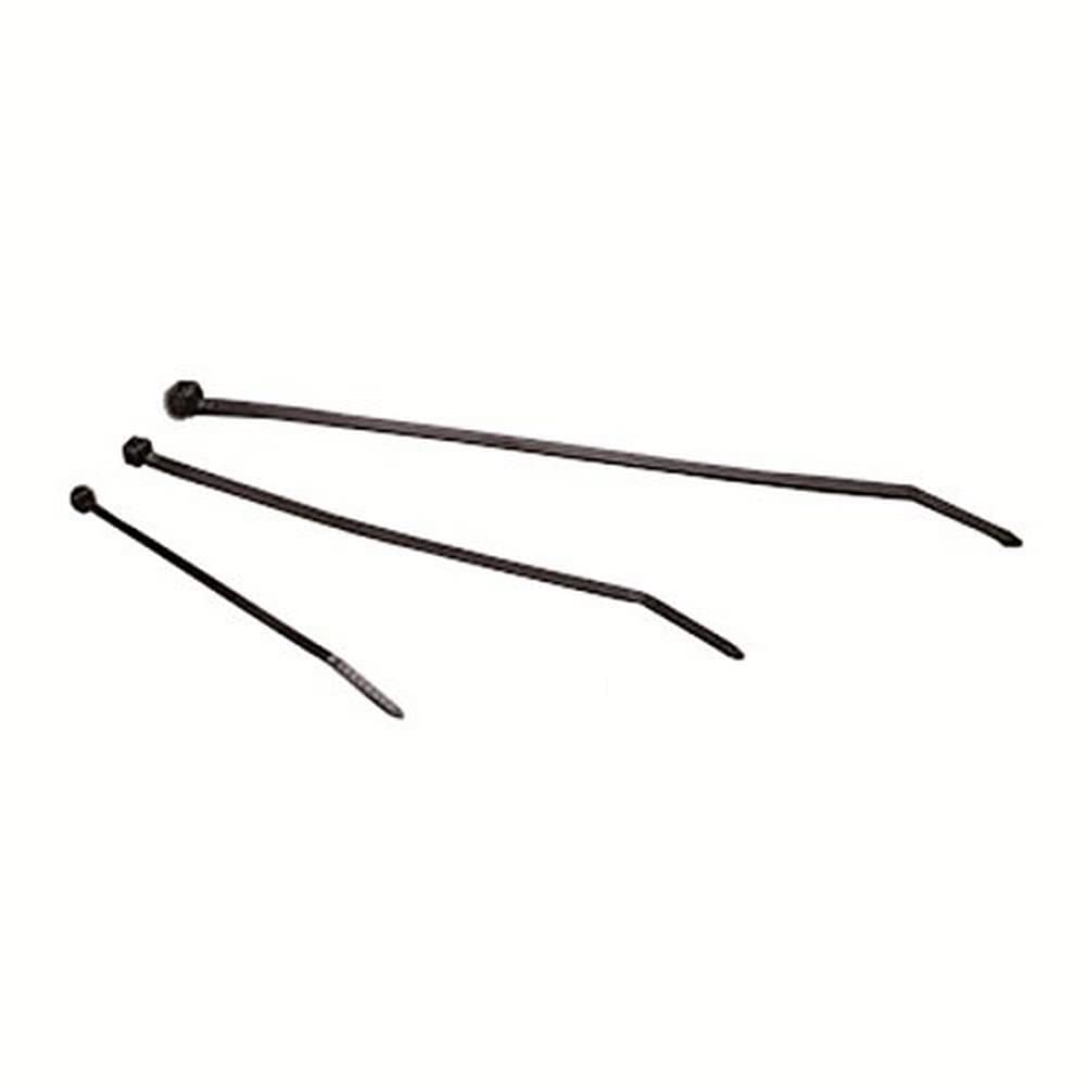 4IN 18 LB. TENSILE BLACK 100 PC. BAG