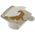 BASIC CABLE HATCH FLAT SIDED COL WHITE 4.2IN X 3.9IN X 2IN (REPLACEABLE LID
