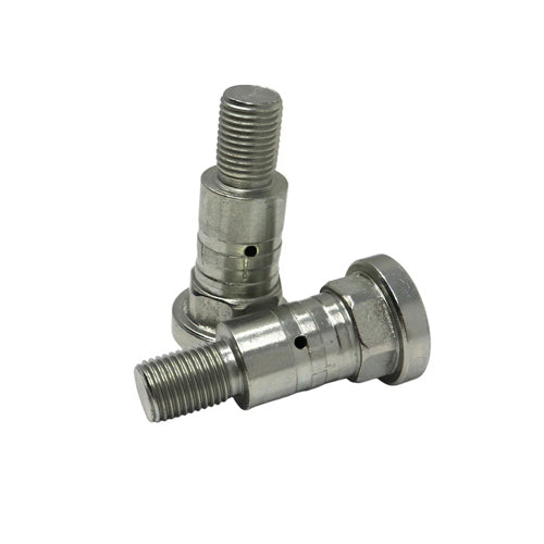 PTFE ALUM BLACK HOSE END 4AN 45 DEGREE